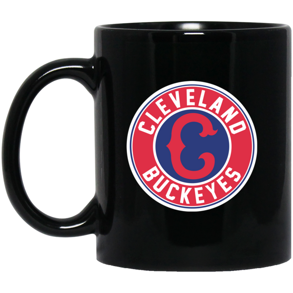 Cleveland Buckeyes Mug 11 oz. Black Ceramic Negro Leagues Baseball Team