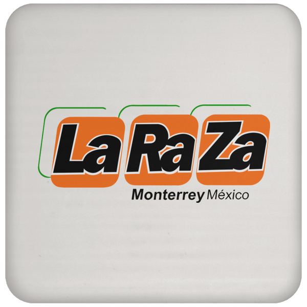 Monterrey La Raza MISL Soccer Team Drink Coaster color White
