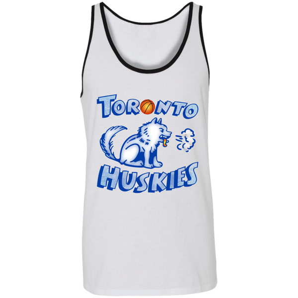 Toronto Huskies NBA Tank Top National Basketball Association Team color White/Black