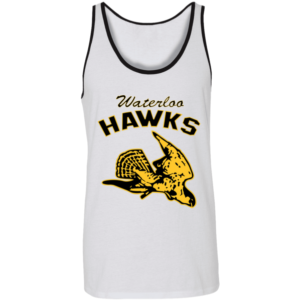 Waterloo Hawks NBA Tank Top National Basketball Association Team color White/Black