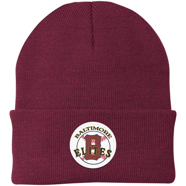 Baltimore Elites Knit Beanie Cap Negro Leagues Baseball Team color Maroon