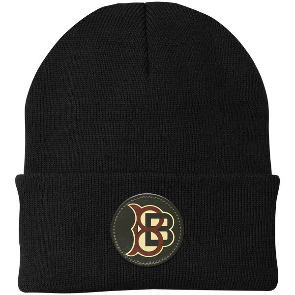 Boston Blues Knit Beanie Cap Negro League Baseball Team color Black