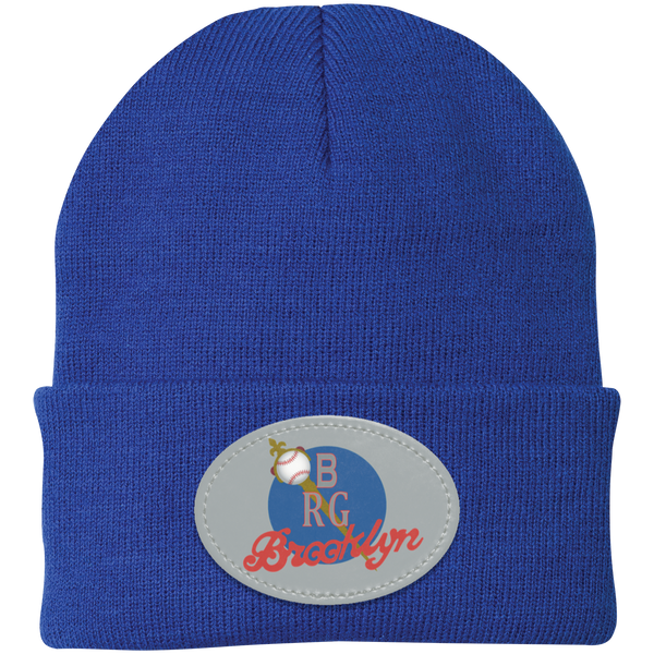 Brooklyn Royal Giants Knit Beanie Cap Negro Leagues Baseball Team color Royal Blue