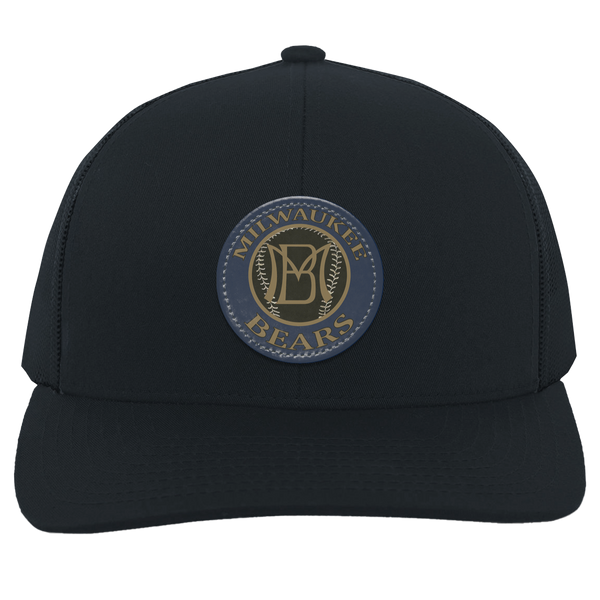 Milwaukee Bears Trucker Cap Snapback Negro League Baseball color Navy