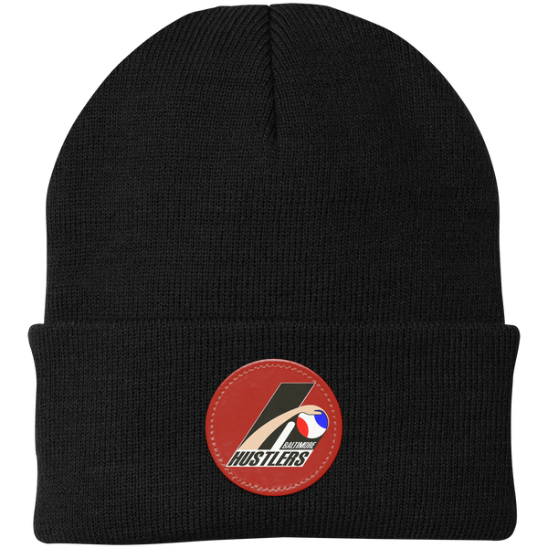 Baltimore Hustlers ABA Basketball Knit Beanie Cap color Black