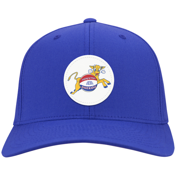 Houston Mavericks ABA Basketball Team Twill Cap color Royal Blue