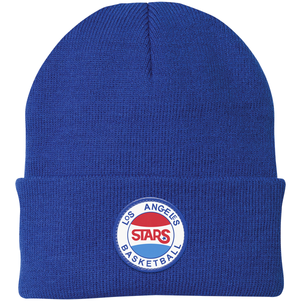 Los Angeles Stars ABA Basketball Knit Beanie Cap color Athletic Royal Blue