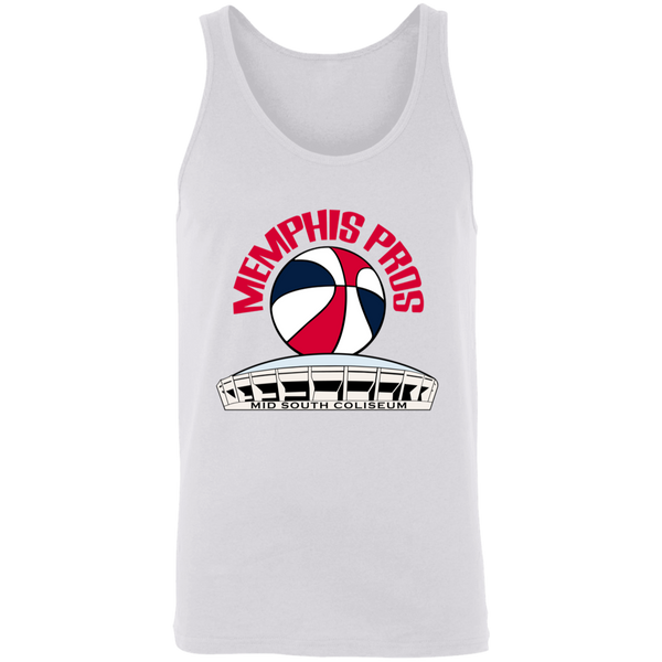 Memphis Pros ABA Tank Top American Basketball Association Team color White