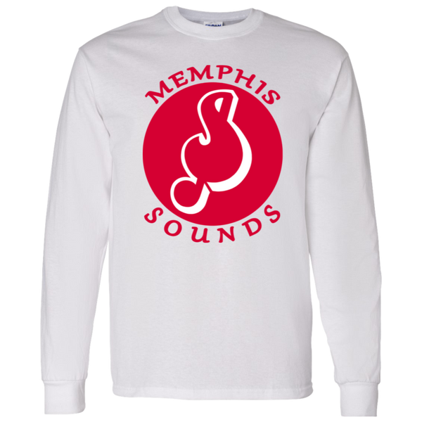 Memphis Sounds ABA Long Sleeve Shirt American Basketball Association color White