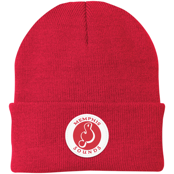 Memphis Sounds ABA Basketball Knit Beanie Cap color Red