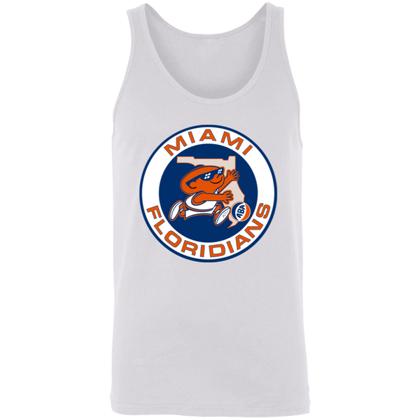 Miami Floridians ABA Tank Top American Basketball Association Team color White