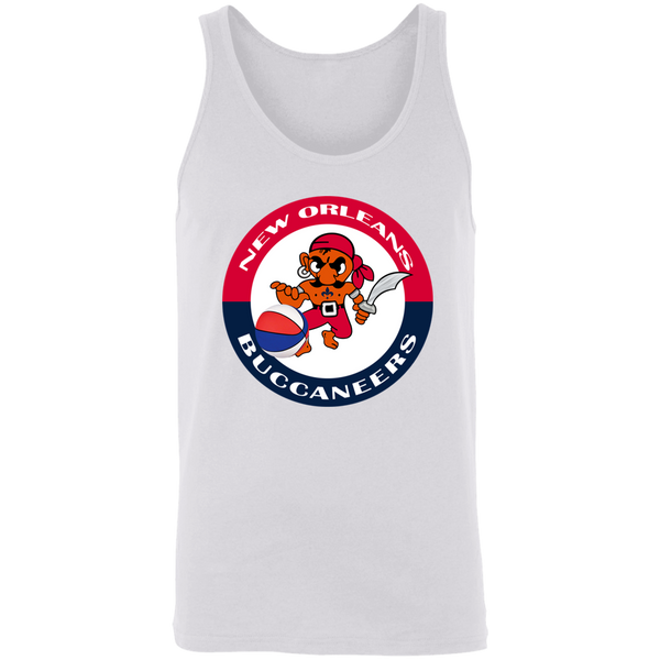 New Orleans Buccaneers ABA Tank Top American Basketball Association Team color White
