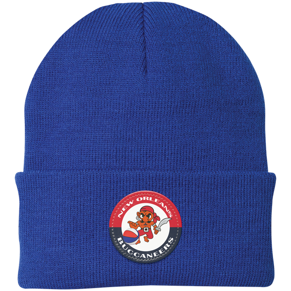 New Orleans Buccaneers ABA Basketball Knit Beanie Cap color Athletic Royal Blue