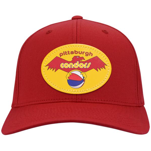 Pittsburgh Condors ABA Basketball Team Twill Cap color Red