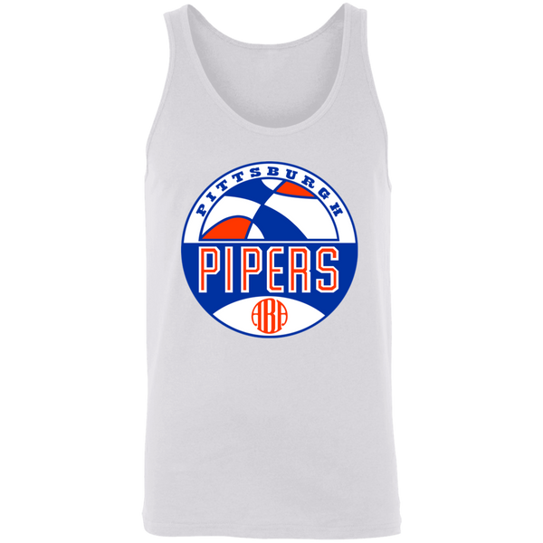 Pittsburgh Pipers ABA Tank Top American Basketball Association Team color White