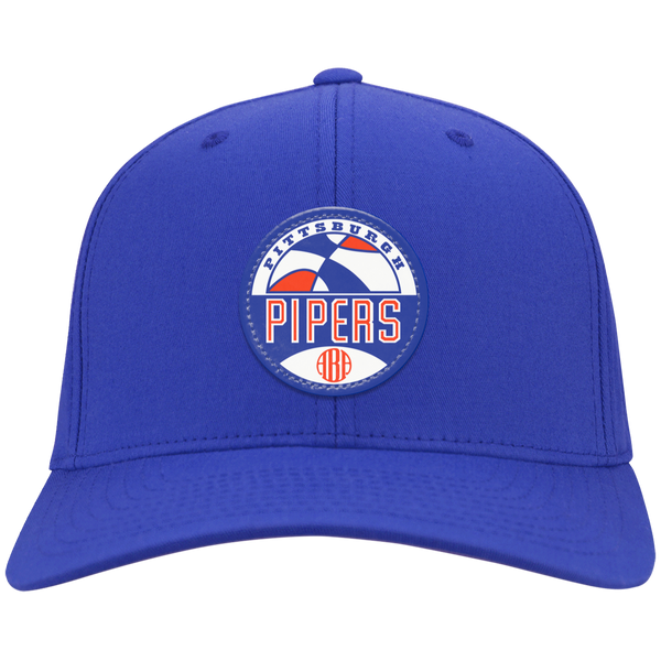 Pittsburgh Pipers ABA Basketball Team Twill Cap color Royal Blue