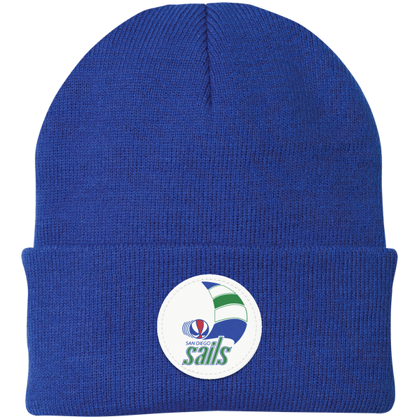 San Diego Sails ABA Basketball Knit Beanie Cap color Royal Blue