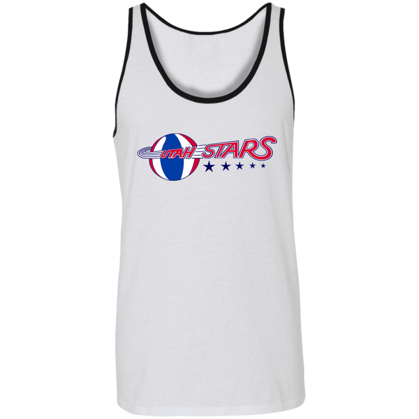 Utah Stars ABA Tank Top American Basketball Association Team color White/Black