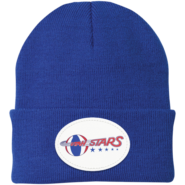 Utah Stars ABA Basketball Knit Beanie Cap color Athletic Royal Blue