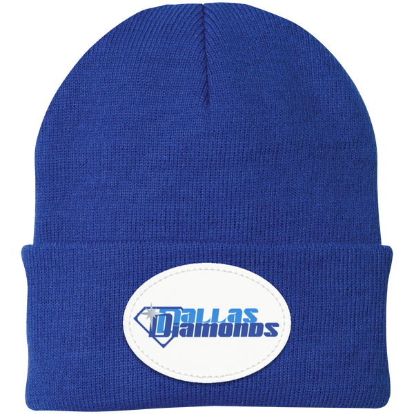 Dallas Diamonds Beanie Cap Knit WBL Womens Pro Basketball League Team color Royal Blue