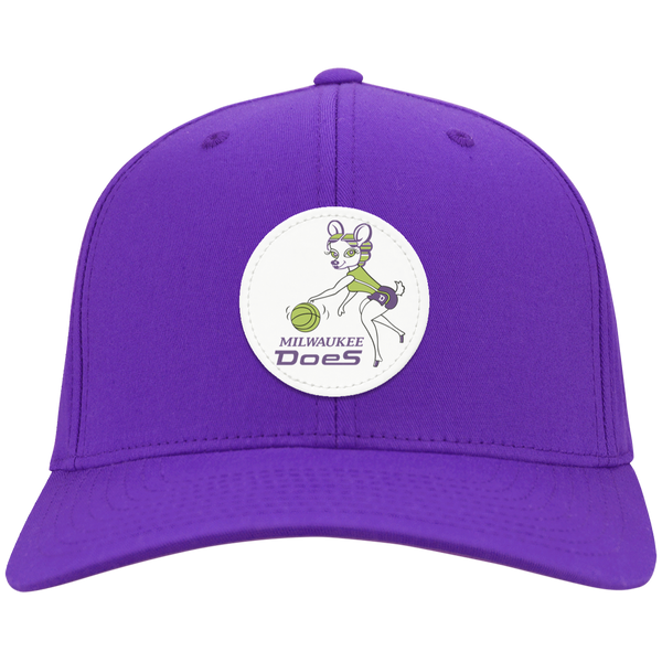 Milwaukee Does Twill Cap WBL Womens Pro Basketball Team color Purple