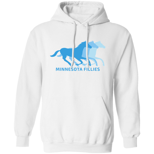 Minnesota Fillies WBL Hoodie Pullover Womens Pro Basketball Team color White