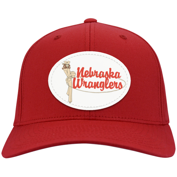 Nebraska Wranglers Twill Cap WBL Womens Pro Basketball Team color Red