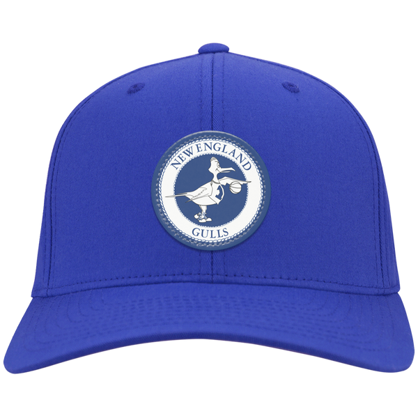 New England Gulls Twill Cap WBL Womens Pro Basketball Team color Royal Blue