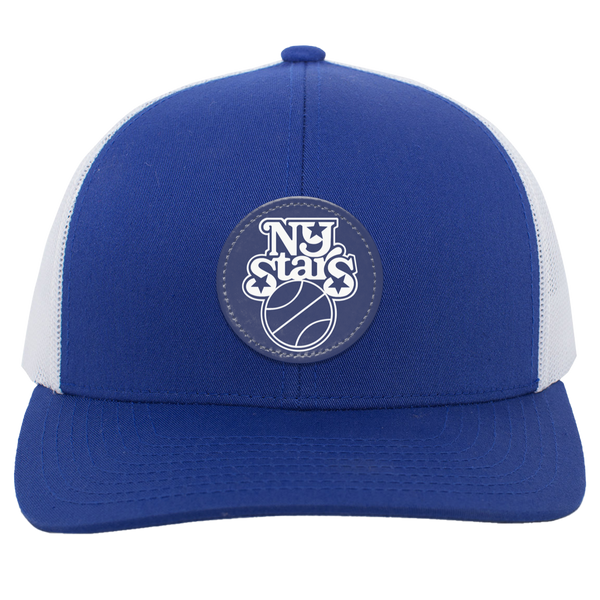 New York Stars WBL Womens Pro Basketball League Team Trucker Cap color Royal Blue/White