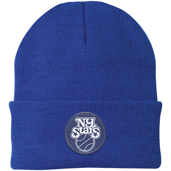 New York Stars WBL Beanie Knit Cap Womens Pro Basketball League Team color Royal Blue