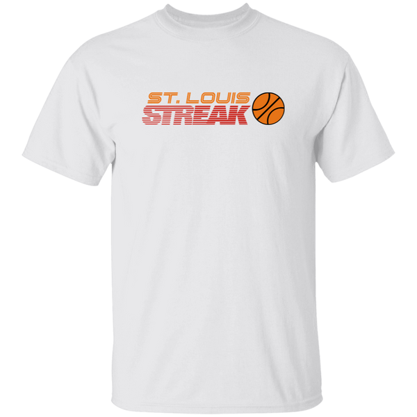 St. Louis Streak T-shirt Cotton WBL Womens Pro Basketball Team Tee color White