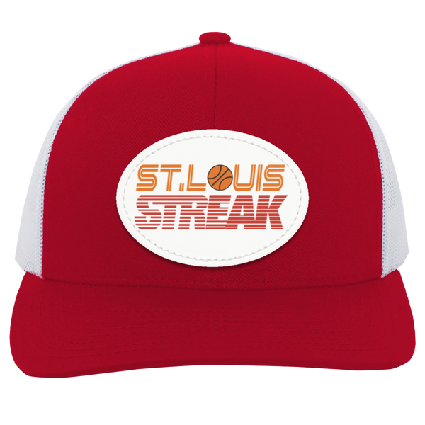 St. Louis Streak WBL Womens Pro Basketball League Team Trucker Cap color Red/White