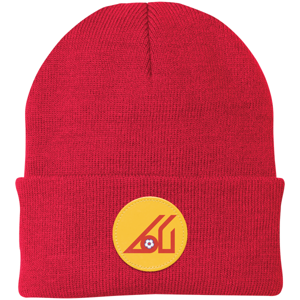 Atlanta Apollos NASL Knit Beanie Cap North American Soccer League color Red