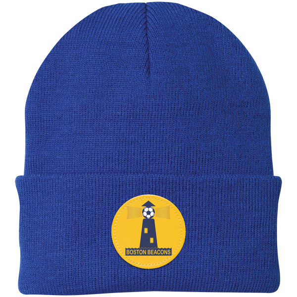 Boston Beacons NASL Knit Beanie Cap North American Soccer League color Royal Blue