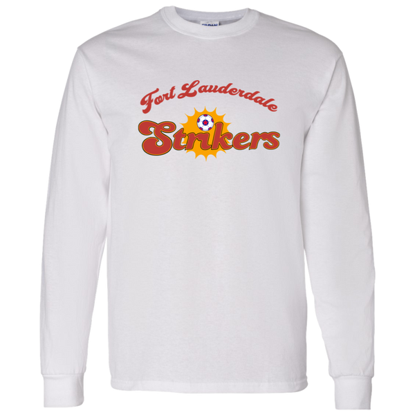 Boston Minutemen NASL Long Sleeve Shirt North American Soccer League Team color White