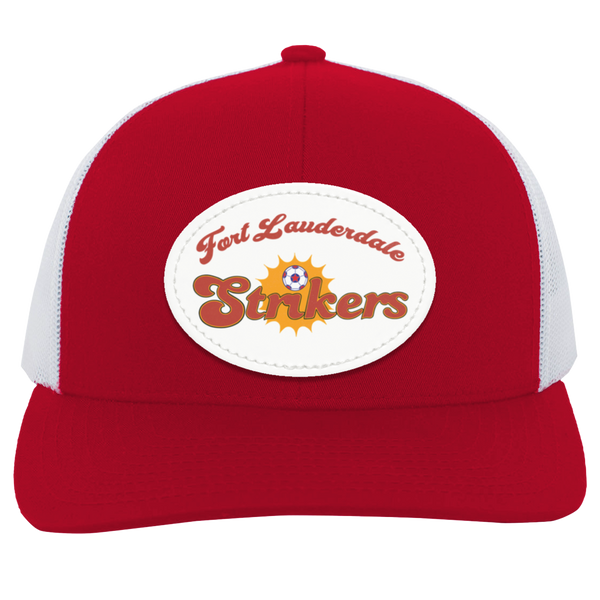 Fort Lauderdale Strikers Trucker Snapback Cap NASL Soccer Team color Red/White