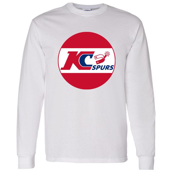 Kansas City Spurs NASL Long Sleeve Shirt North American Soccer League Team color White