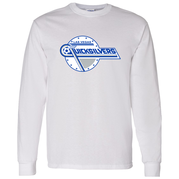Las Vegas Quicksilvers NASL Long Sleeve Shirt North American Soccer League Team color White