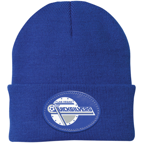 Las Vegas Quicksilvers NASL Beanie Cap Knit North American Soccer League Team color Royal Blue
