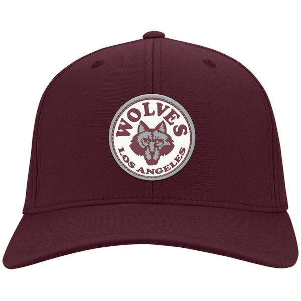 Los Angeles Wolves NASL Soccer Twill Cap color Maroon