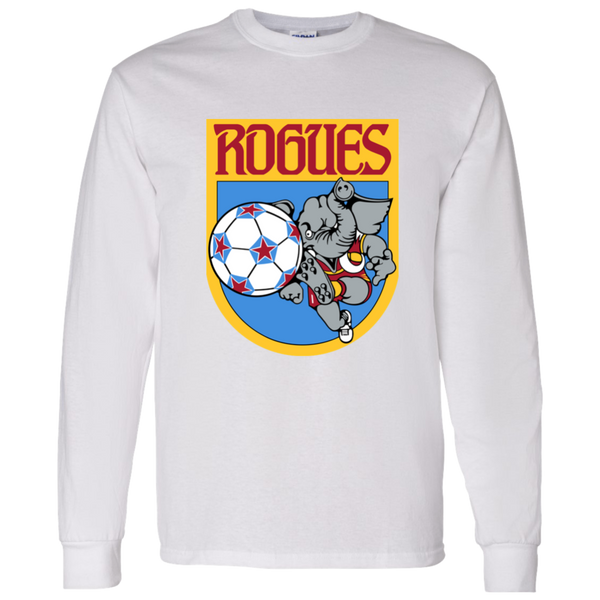 Memphis Rogues NASL Long Sleeve Shirt North American Soccer League Team color White