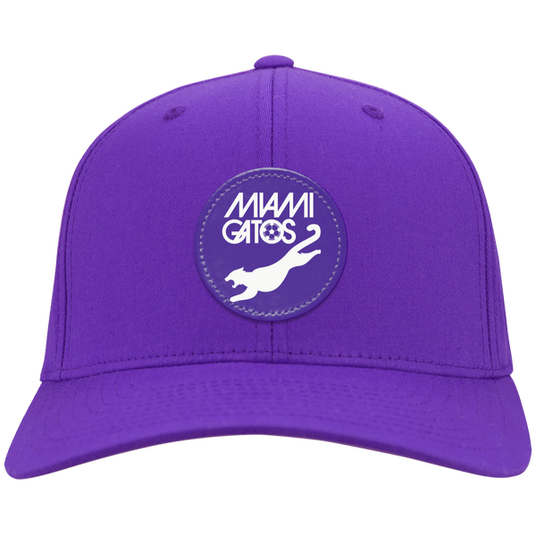 Miami Gatos NASL Soccer Twill Cap color Purple