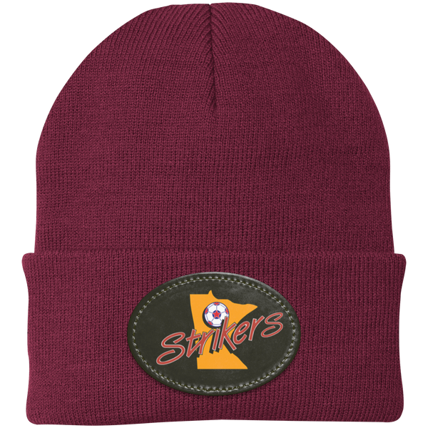 Minnesota Strikers NASL Beanie Cap Knit North American Soccer League Team color Maroon