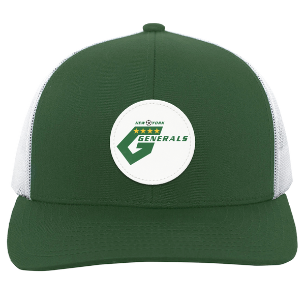 New York Generals Trucker Snapback Cap NASL Soccer Team color Dark Green/White