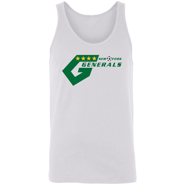 New York Generals NASL Tank Top Classic North American Soccer League Team color White