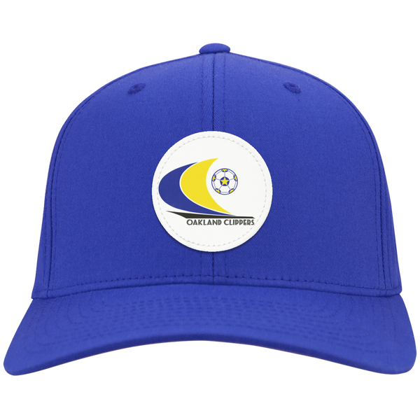 Oakland Clippers NASL Soccer Twill Cap color Royal Blue