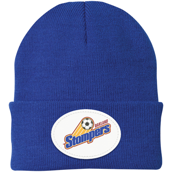 Oakland Stompers NASL Beanie Cap Knit North American Soccer League Team color Royal Blue