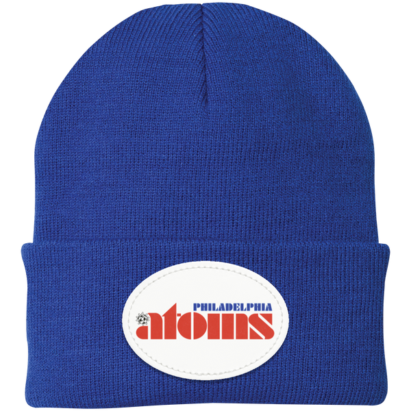 Philadelphia Atoms NASL Beanie Cap Knit North American Soccer League Team color Royal Blue