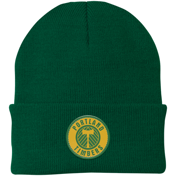 Portland Timbers NASL Beanie Cap Knit North American Soccer League Team color Green