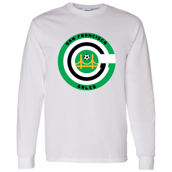 San Francisco Gales NASL Long Sleeve Shirt North American Soccer League team color Royal Blue